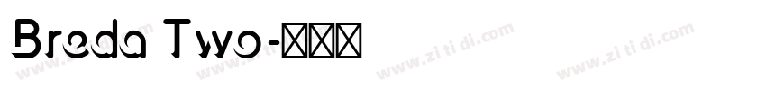 Breda Two字体转换